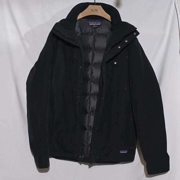 Patagonia #28471 Men's H2NO Wanaka Down Jacket - Black - Sz L* - Picture 4 of 10